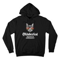 Oktoberfest Cat Munich Germany Hoodie