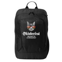 Oktoberfest Cat Munich Germany City Backpack