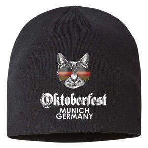 Oktoberfest Cat Munich Germany Sustainable Beanie