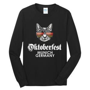 Oktoberfest Cat Munich Germany Tall Long Sleeve T-Shirt