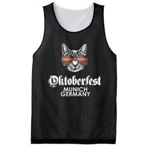 Oktoberfest Cat Munich Germany Mesh Reversible Basketball Jersey Tank