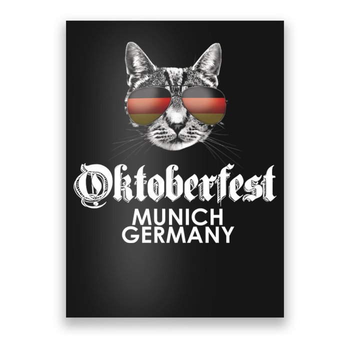 Oktoberfest Cat Munich Germany Poster