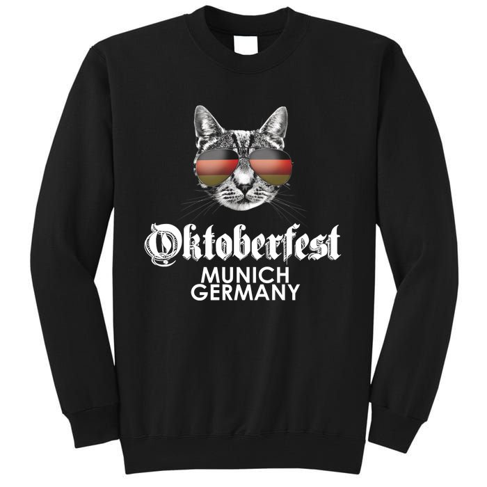 Oktoberfest Cat Munich Germany Tall Sweatshirt