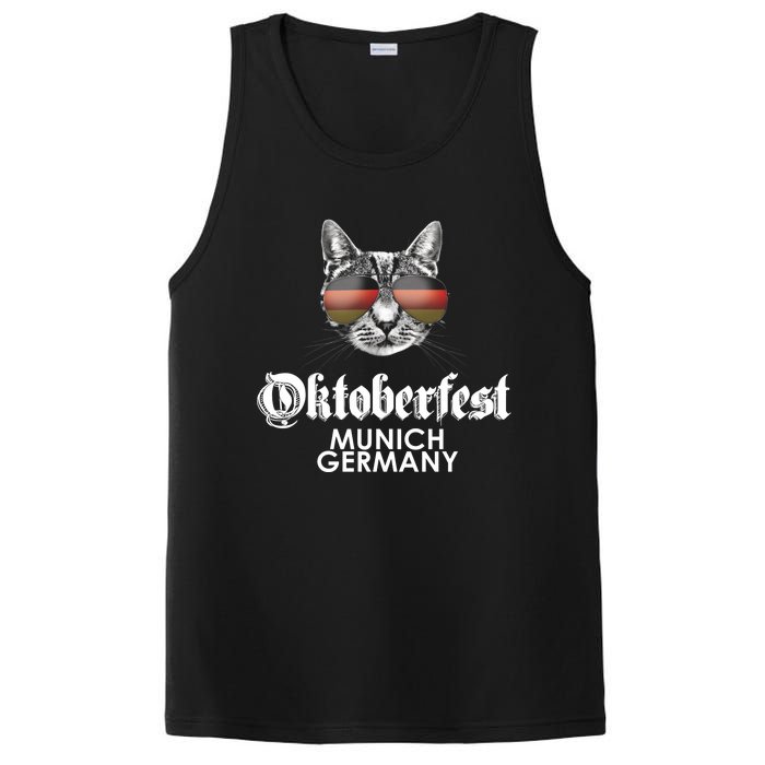 Oktoberfest Cat Munich Germany PosiCharge Competitor Tank