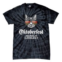 Oktoberfest Cat Munich Germany Tie-Dye T-Shirt