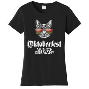 Oktoberfest Cat Munich Germany Women's T-Shirt