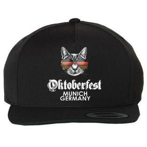 Oktoberfest Cat Munich Germany Wool Snapback Cap