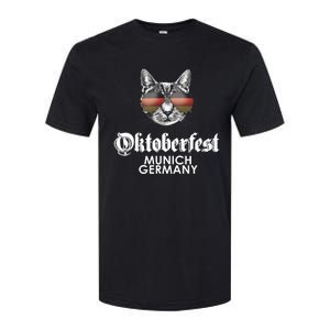 Oktoberfest Cat Munich Germany Softstyle CVC T-Shirt