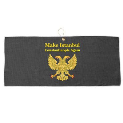 Orthodox Christian Make Istanbul Constantinople Again Large Microfiber Waffle Golf Towel