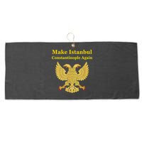Orthodox Christian Make Istanbul Constantinople Again Large Microfiber Waffle Golf Towel