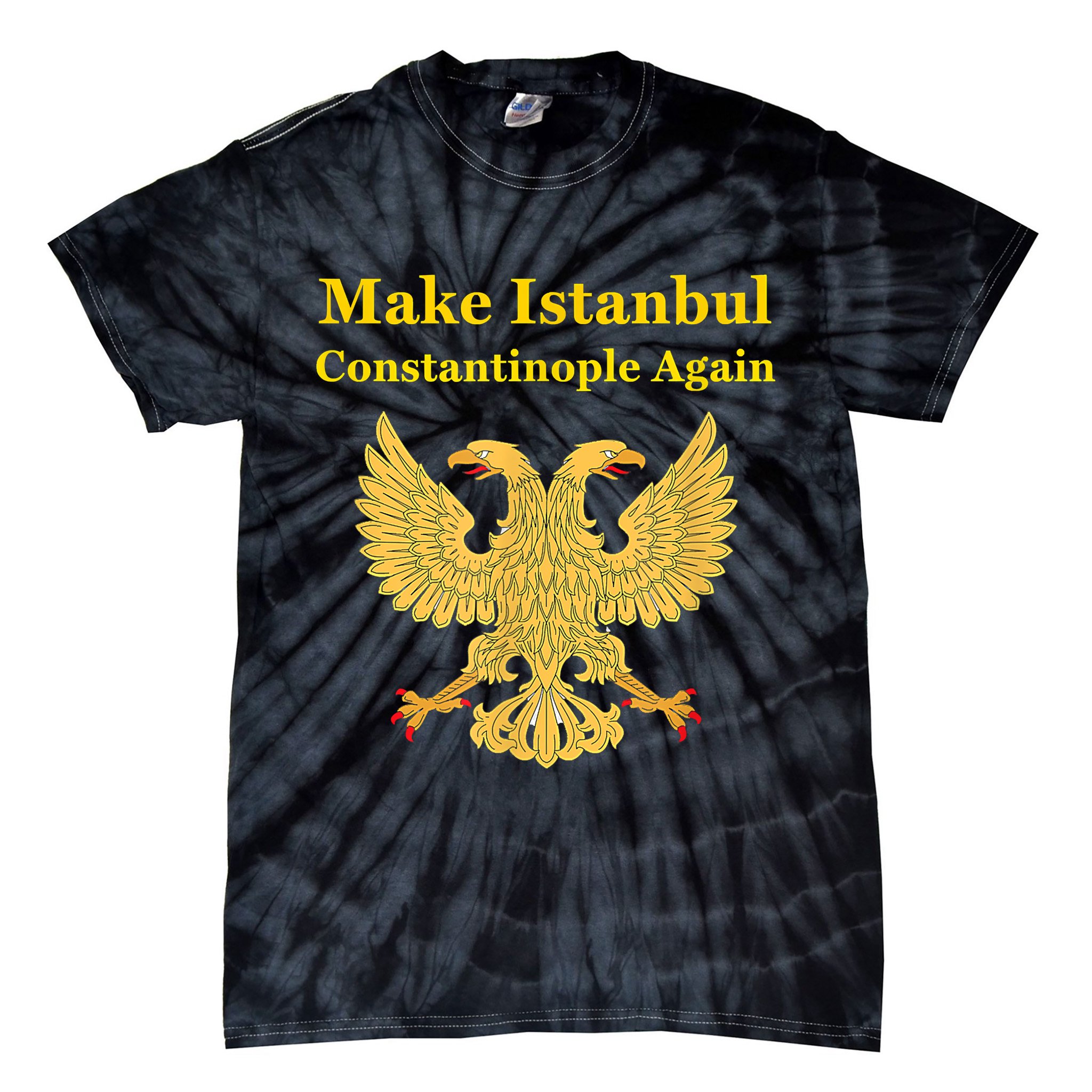Orthodox Christian Make Istanbul Constantinople Again Tie-Dye T-Shirt