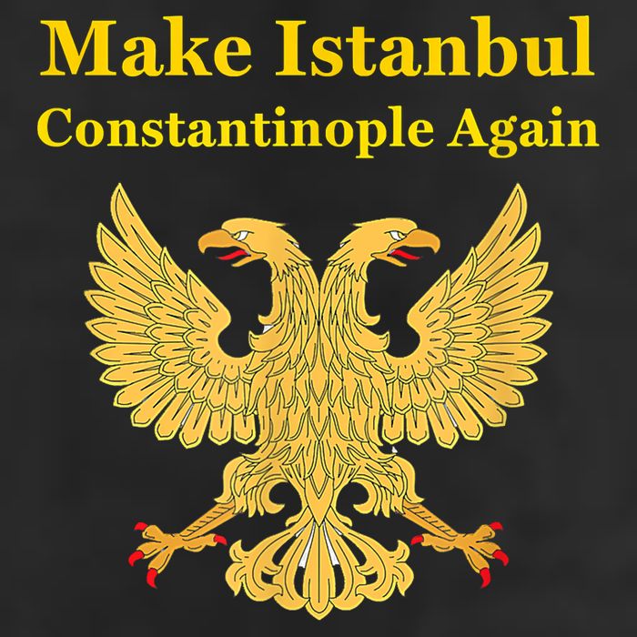 Orthodox Christian Make Istanbul Constantinople Again Microfiber Hand Towel