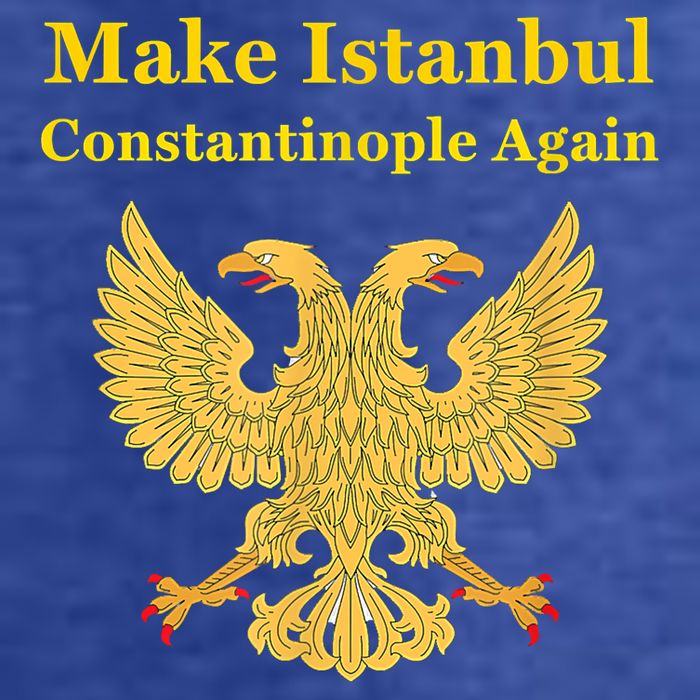 Orthodox Christian Make Istanbul Constantinople Again Womens T-Shirt