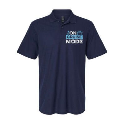 On Cruise Mode Cruise Vacation Family Cruising Softstyle Adult Sport Polo