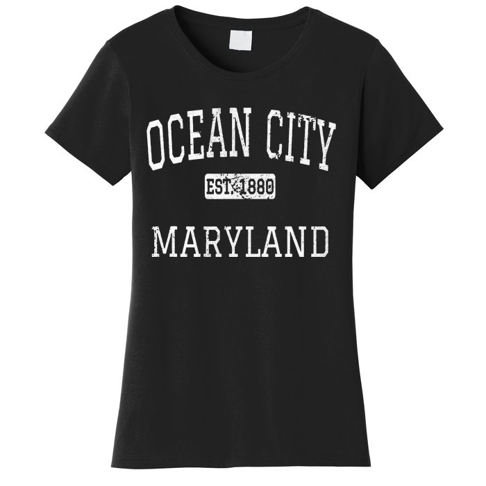 Ocean City Maryland MD Vintage Women's T-Shirt