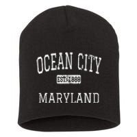 Ocean City Maryland MD Vintage Short Acrylic Beanie