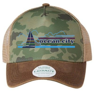 Ocean City Maryland Beach Day Sun and Fun Summer Apparel Legacy Tie Dye Trucker Hat