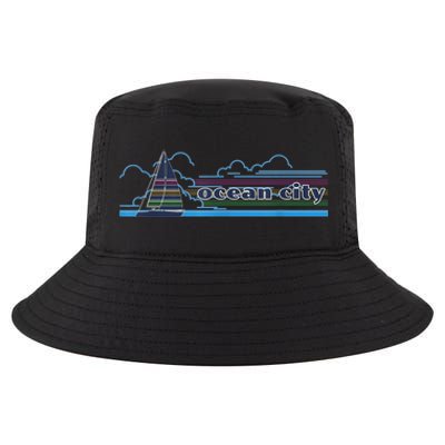 Ocean City Maryland Beach Day Sun and Fun Summer Apparel Cool Comfort Performance Bucket Hat