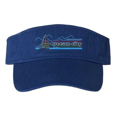 Ocean City Maryland Beach Day Sun and Fun Summer Apparel Valucap Bio-Washed Visor