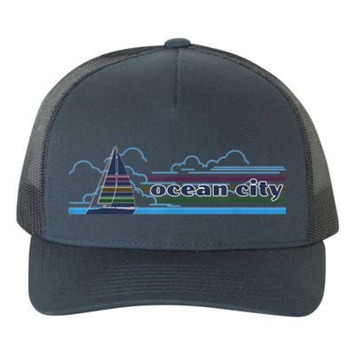 Ocean City Maryland Beach Day Sun and Fun Summer Apparel Yupoong Adult 5-Panel Trucker Hat