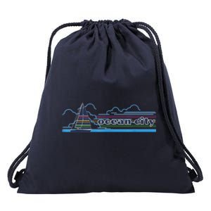 Ocean City Maryland Beach Day Sun and Fun Summer Apparel Drawstring Bag