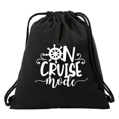 On Cruise Mode Drawstring Bag
