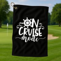 On Cruise Mode Golf Towel