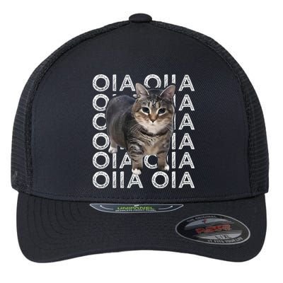 Oia Cat Meme I Wake Up Engage In Tomfoolery Oiia Cat Spinnin Flexfit Unipanel Trucker Cap