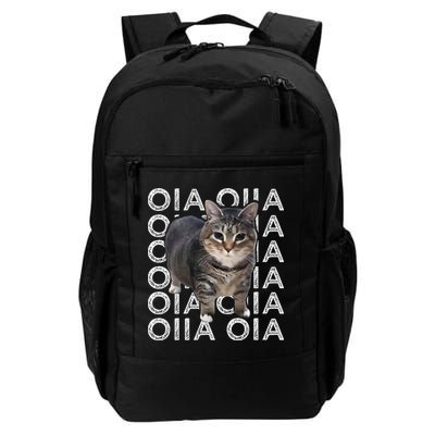 Oia Cat Meme I Wake Up Engage In Tomfoolery Oiia Cat Spinnin Backpack