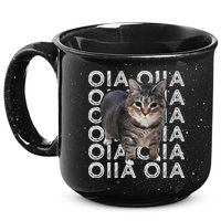 Oia Cat Meme I Wake Up Engage In Tomfoolery Oiia Cat Spinnin 15oz Campfire Ceramic Mug