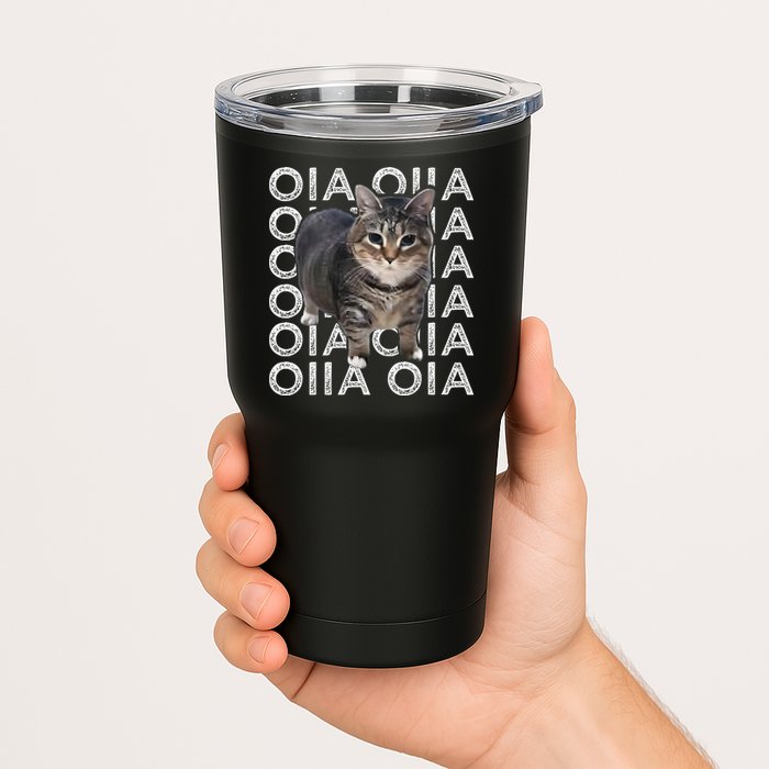 Oia Cat Meme I Wake Up Engage In Tomfoolery Oiia Cat Spinnin Tumbler