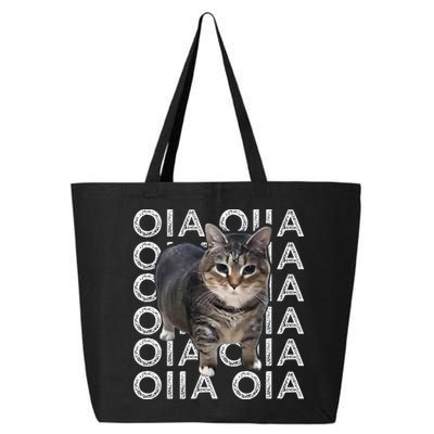 Oia Cat Meme I Wake Up Engage In Tomfoolery Oiia Cat Spinnin 25L Jumbo Tote