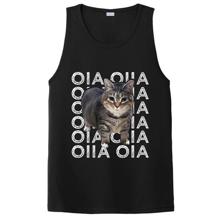 Oia Cat Meme I Wake Up Engage In Tomfoolery Oiia Cat Spinnin PosiCharge Competitor Tank