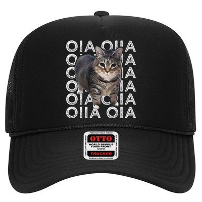 Oia Cat Meme I Wake Up Engage In Tomfoolery Oiia Cat Spinnin Trucker Hat
