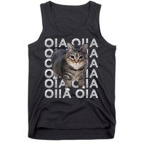 Oia Cat Meme I Wake Up Engage In Tomfoolery Oiia Cat Spinnin Tank Top