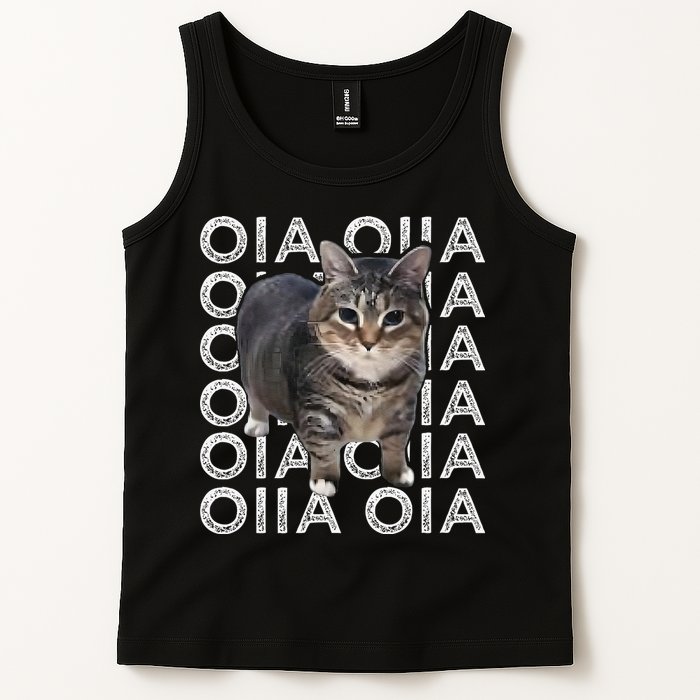 Oia Cat Meme I Wake Up Engage In Tomfoolery Oiia Cat Spinnin Tank Top