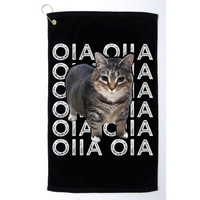 Oia Cat Meme I Wake Up Engage In Tomfoolery Oiia Cat Spinnin Golf Towel