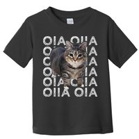 Oia Cat Meme I Wake Up Engage In Tomfoolery Oiia Cat Spinnin Toddler T-Shirt