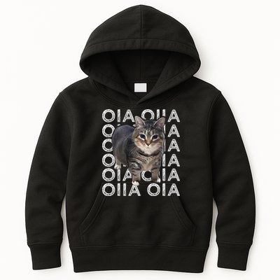 Oia Cat Meme I Wake Up Engage In Tomfoolery Oiia Cat Spinnin Kids Hoodie