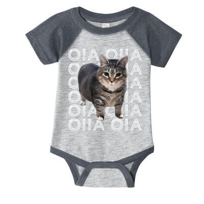 Oia Cat Meme I Wake Up Engage In Tomfoolery Oiia Cat Spinnin Infant Baby Jersey Bodysuit