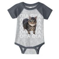 Oia Cat Meme I Wake Up Engage In Tomfoolery Oiia Cat Spinnin Infant Baby Jersey Bodysuit