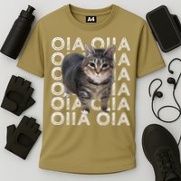 Oia Cat Meme I Wake Up Engage In Tomfoolery Oiia Cat Spinnin Performance Shirt