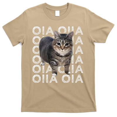 Oia Cat Meme I Wake Up Engage In Tomfoolery Oiia Cat Spinnin T-Shirt
