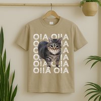 Oia Cat Meme I Wake Up Engage In Tomfoolery Oiia Cat Spinnin T-Shirt