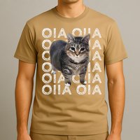 Oia Cat Meme I Wake Up Engage In Tomfoolery Oiia Cat Spinnin T-Shirt