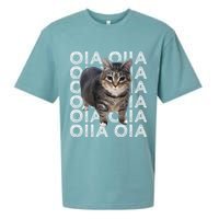 Oia Cat Meme I Wake Up Engage In Tomfoolery Oiia Cat Spinnin Sueded Cloud Jersey T-Shirt