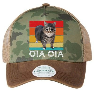 Oia Cat Meme I Wake Up Engage In Tomfoolery Oiia Cat Spinnin Legacy Tie Dye Trucker Hat