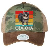 Oia Cat Meme I Wake Up Engage In Tomfoolery Oiia Cat Spinnin Legacy Tie Dye Trucker Hat