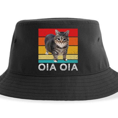 Oia Cat Meme I Wake Up Engage In Tomfoolery Oiia Cat Spinnin Sustainable Bucket Hat
