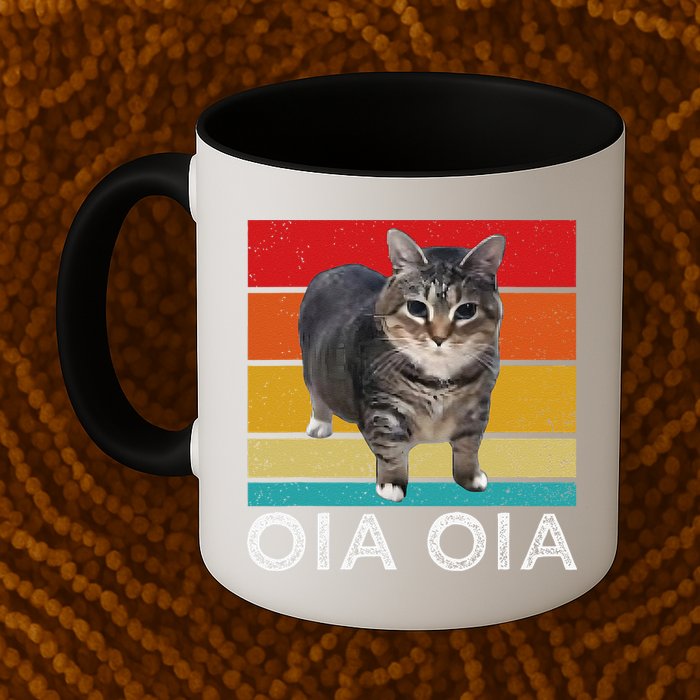 Oia Cat Meme I Wake Up Engage In Tomfoolery Oiia Cat Spinnin Mug